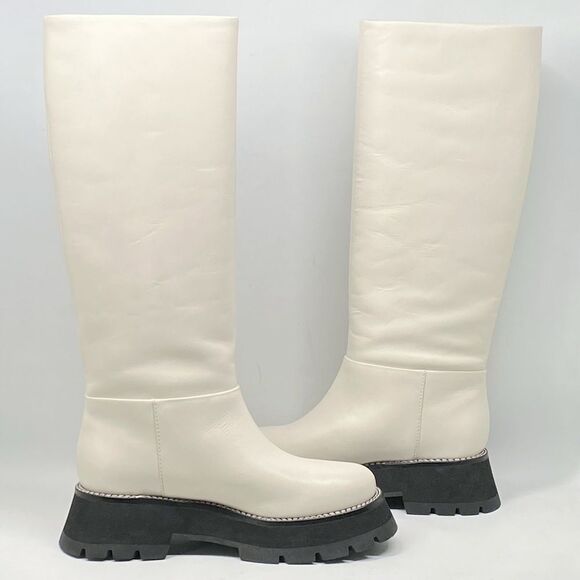 3.1 PHILLIP LIM Kate Lug-Sole Tube Boots size 38 - Picture 4 of 14